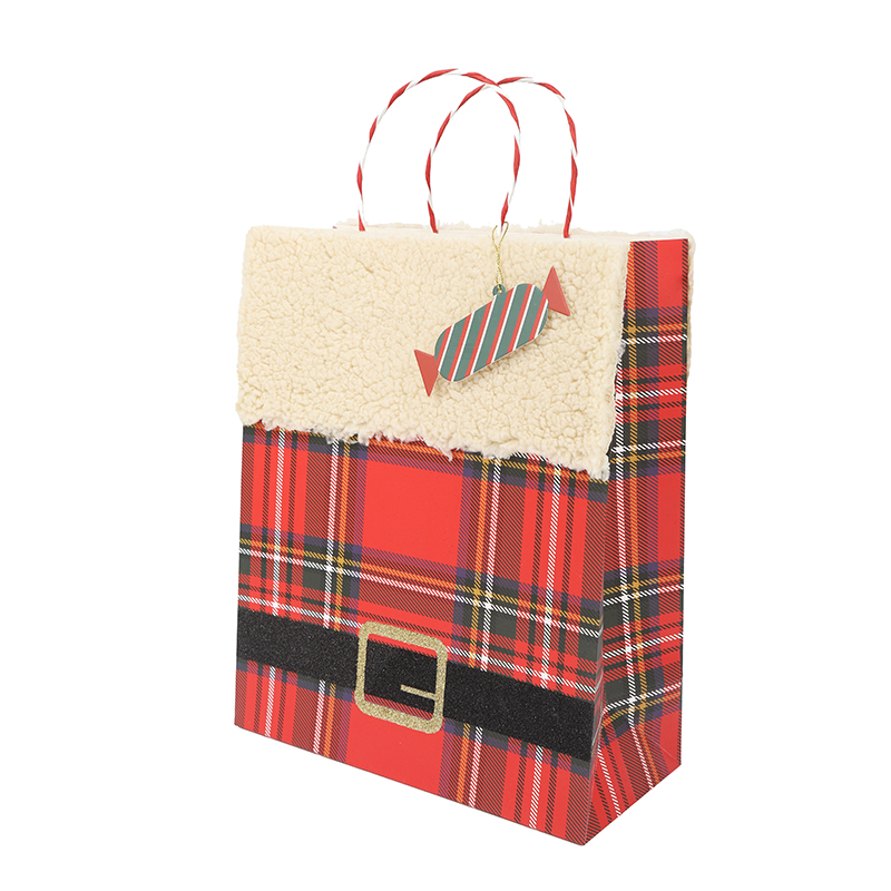 Christmas Flannel Gift Bag